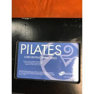 Fitsolution Pilates Cord Instructional Video VHS Exercise Get Fit